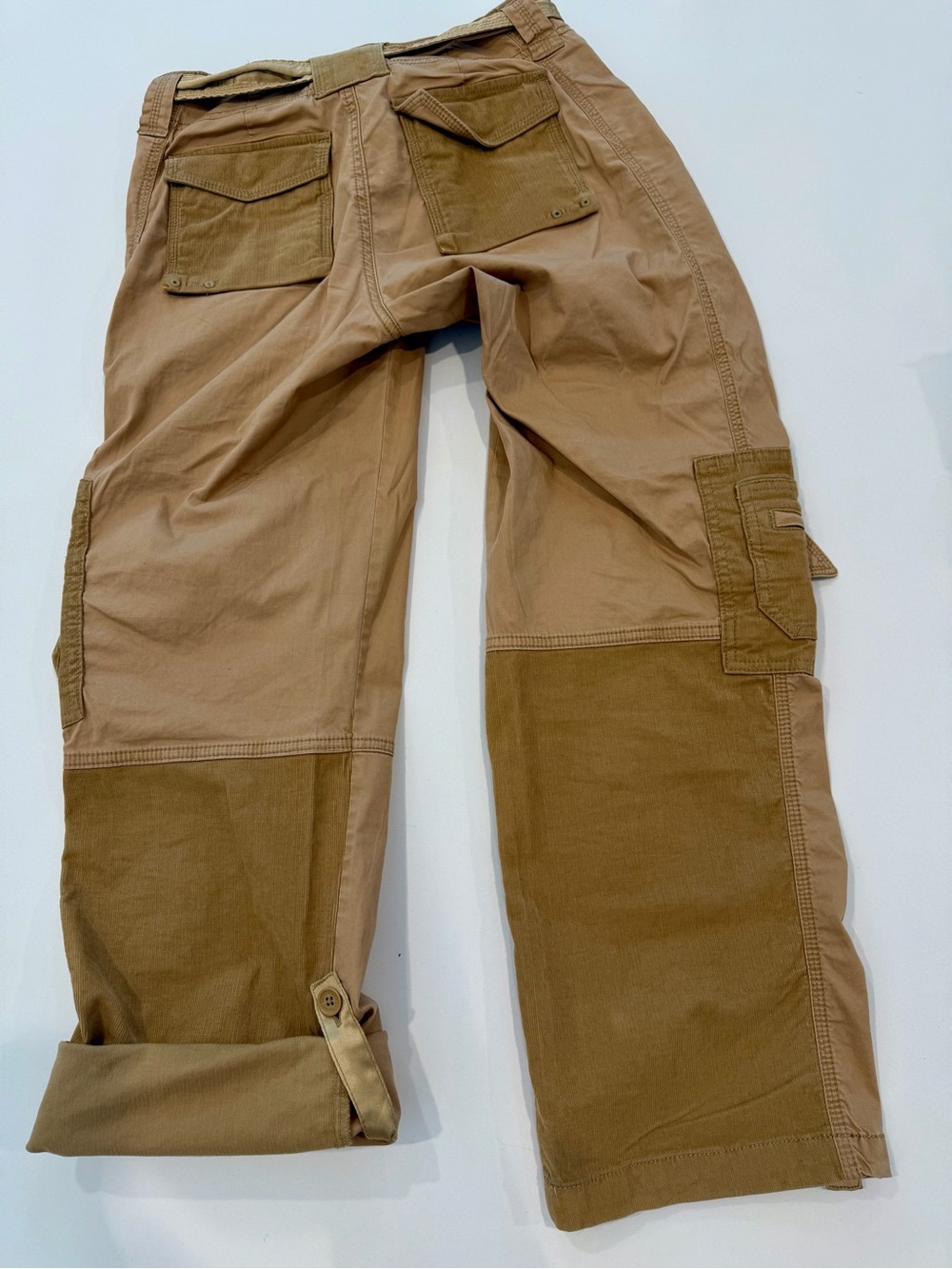 Abercrombie & Fitch Khaki Utility Pants with Belt - Picture 5 of 9